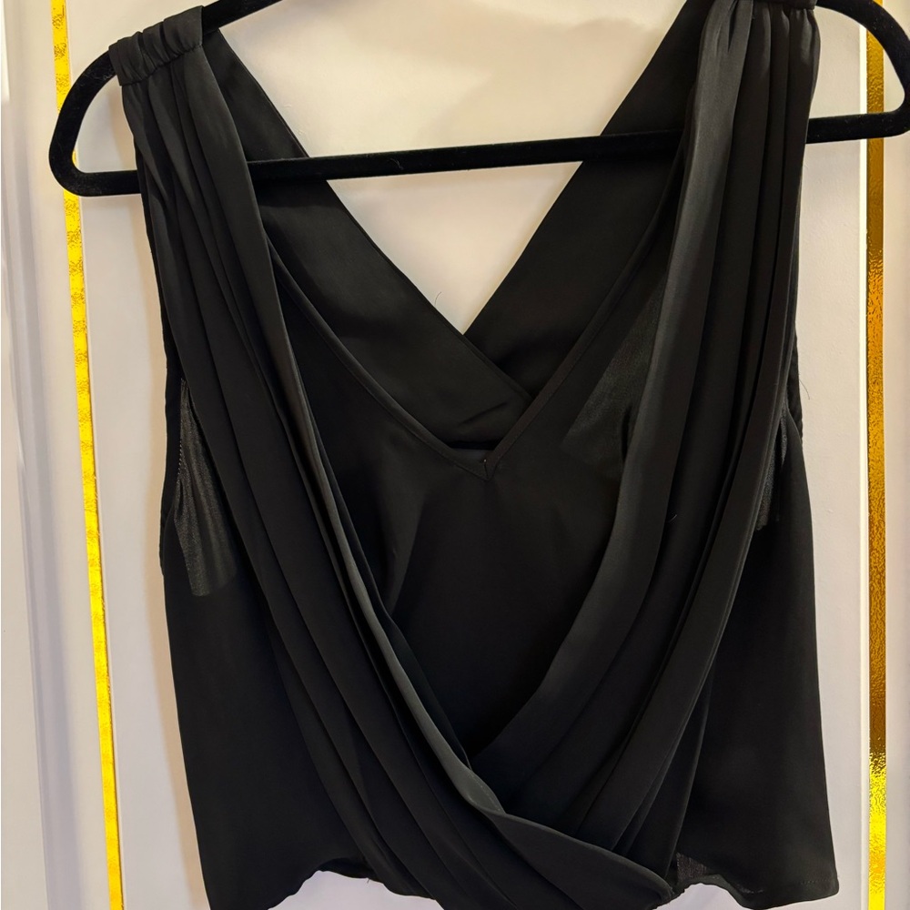 Elegant Black Women's Top